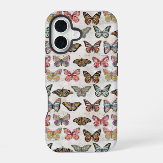 Coque iPhone 16 Amour de Papillon (Verso)