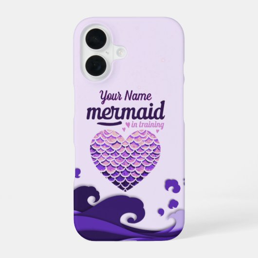 Coque iPhone 16 Amour Océanique (Verso)