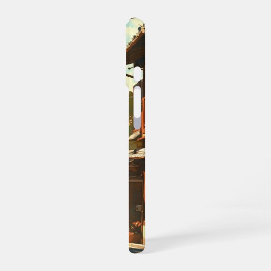 Coque iPhone 16 Amoureux animés (Côté gauche)