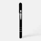 Coque iPhone 16 Amusant Bubblegum Birds on a Wire Black (Côté gauche)