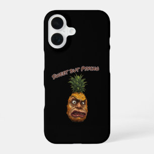 Coque iPhone 16 Ananas doux mais psychotique