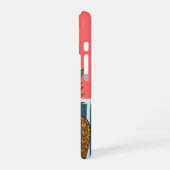 Coque iPhone 16 Ananas solitaire vibrant (Côté gauche)