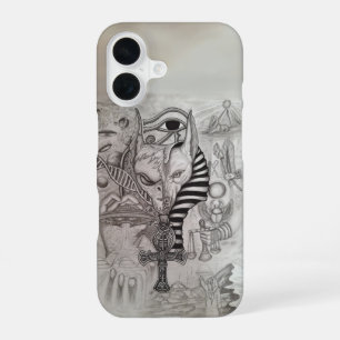 Coque iPhone 16 Anciens Aliens , Anubis
