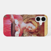 COQUE iPhone 16 ANGE AVEC ROSES (Verso Horizontal)
