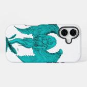 Coque iPhone 16 Ange, Dessin au crayon (Verso Horizontal)