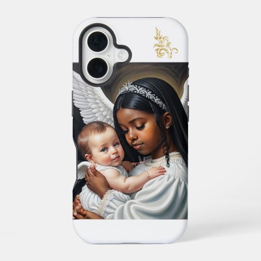 Coque iPhone 16 anges bébés (Verso)