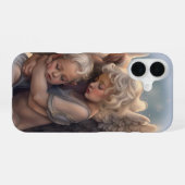 Coque iPhone 16 anges de verset biblique (Verso Horizontal)