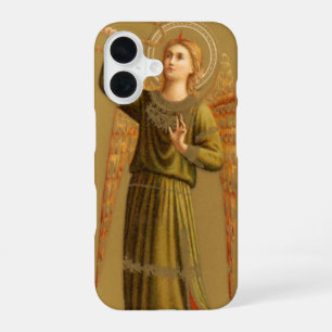 Coque iPhone 16 Anges musiciens de Noël, Renaissance vintage