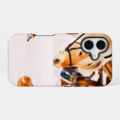 Coque iPhone 16 Animaux de ferme cheval lapin (Verso Horizontal)