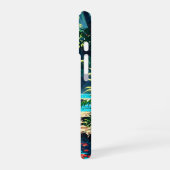 Coque iPhone 16 Anime caché Cascade de Jungle d'Été (Côté gauche)