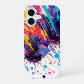 Coque iPhone 16 Anime Graffiti Chaos — Explosion de Couleurs (Verso)