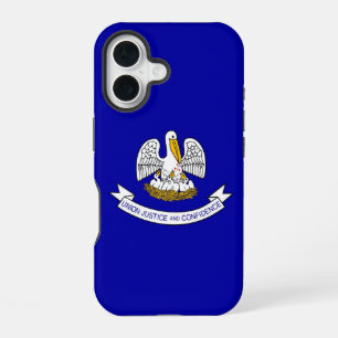 Coque iPhone 16 Apple iPhone 16 Coque-Mate avec drapeau Louisiane