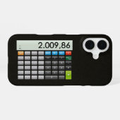 Coque iPhone 16 Application de calculatrice de poche (Verso Horizontal)