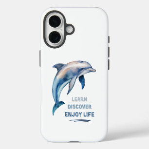 Coque iPhone 16 Apprenez à découvrir Profitez de la vie iPhone 16