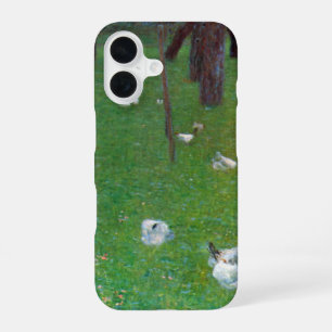 Coque iPhone 16 Après la pluie, poules de jardin par Gustav Klimt