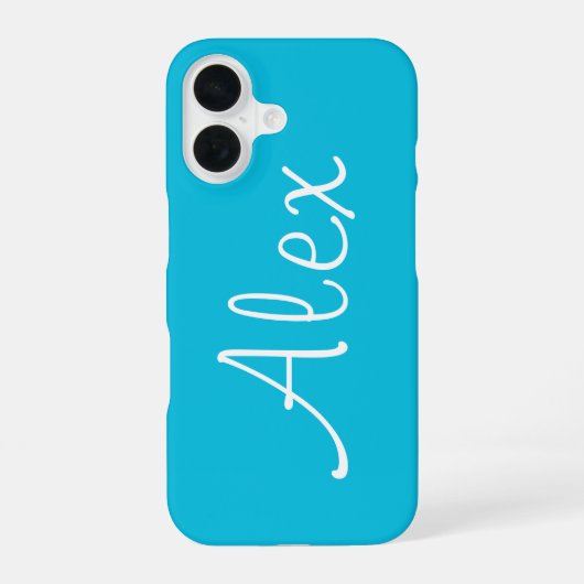 Coque iPhone 16 Aqua Seduisant (Verso)