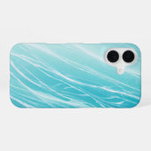 Coque iPhone 16 Aqua Wave Shimmering Water Phone Case (Verso Horizontal)