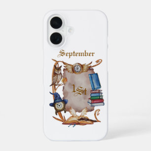 Coque iPhone 16 Aquarelle Magique de la Rentrée Scolaire