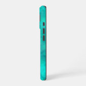 Coque iPhone 16 Aquarelle vert ressort (Côté gauche)