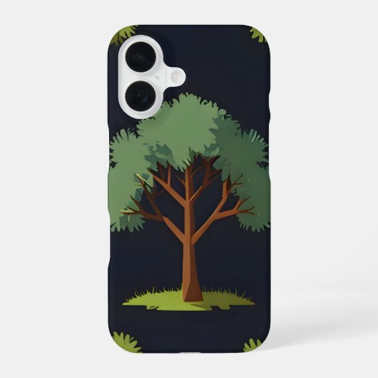 Coque iPhone 16 arbre (Verso)