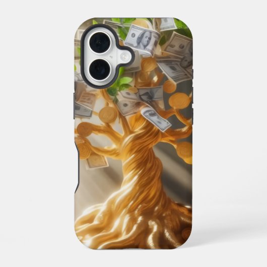 Coque iPhone 16 Arbre à Argent  (Verso)