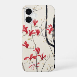 Coque iPhone 16 Arbre de Magnolia par Kobayashi Kokei, Nature Vint