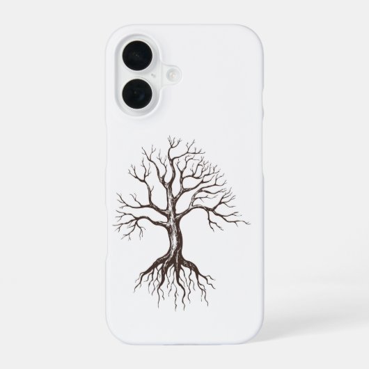 Coque iPhone 16 Arbre dénudé (Verso)