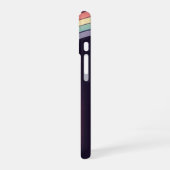 Coque iPhone 16 Arc de Lune Pastel Rétro (Côté gauche)