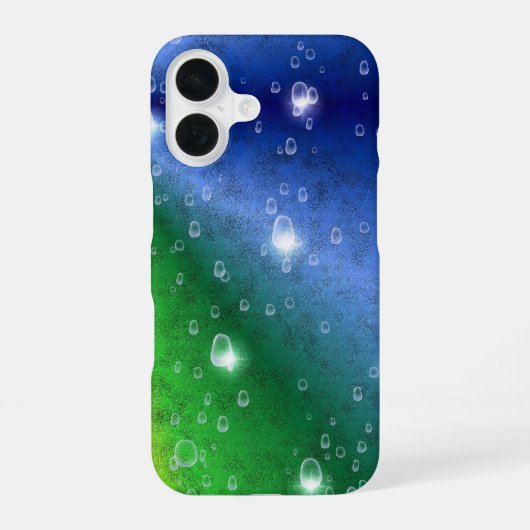 Coque iPhone 16 Arc en ciel dans la peau d'éléphant Cuir Optik & R (Verso)