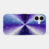Coque iPhone 16 Arc-en-ciel violet (Verso Horizontal)