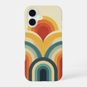 Coque iPhone 16 Arches de vague rétro