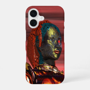 Coque iPhone 16 ARES - CYBORG PORTRAIT Science-fiction
