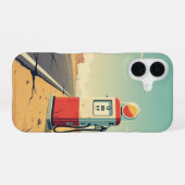 Coque iPhone 16 Arrêt de pompe unique (Verso Horizontal)