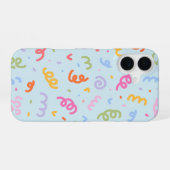 Coque iPhone 16 arrière-plan amusant pastel (Verso Horizontal)