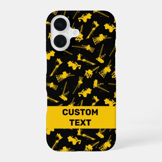 Coque iPhone 16 Arrière - plan de construction (Verso)