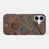 COQUE iPhone 16 ART ABORIGÈNE (Verso Horizontal)