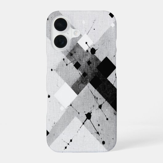 Coque iPhone 16 Art abstrait (Verso)