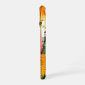 Coque iPhone 16 Art abstrait avec initiales (Côté gauche)