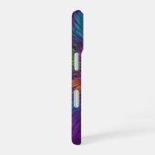 Coque iPhone 16 Art abstrait fractal de fleurs psychédéliques colo (Côté droit)