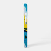 Coque iPhone 16 Art abstrait papillon (Côté gauche)