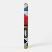 Coque iPhone 16 Art abstrait vibrant – Conception expressive et co (Côté droit)