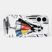 Coque iPhone 16 Art Chic de Ville (Verso Horizontal)