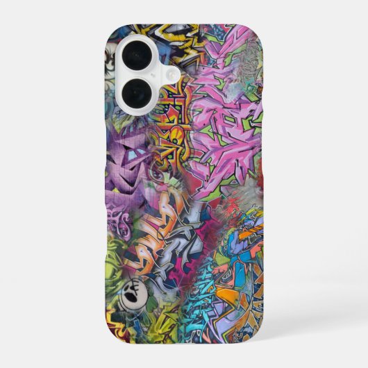 Coque iPhone 16 art de graffiti (Verso)