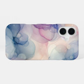 Coque iPhone 16 Art de l'encre d'aquarelle (Verso Horizontal)