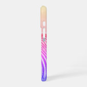 Coque iPhone 16 Art de zèbre (Côté gauche)