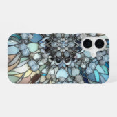 Coque iPhone 16 Art Deco Stained glass mosaic (Verso Horizontal)