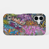 Coque iPhone 16 art graffiti (Verso Horizontal)