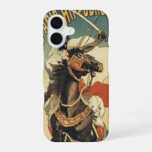 Coque iPhone 16 Art Nouveau vintage, Arabes du désert du Sahara