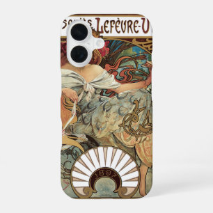 Coque iPhone 16 Art Nouveau vintage, Biscuits par Alphonse Mucha