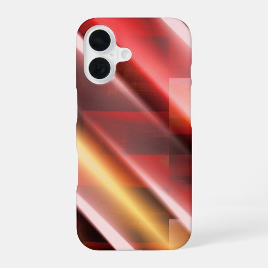Coque iPhone 16 Art numérique Art déco moderne Abstrait (Verso)